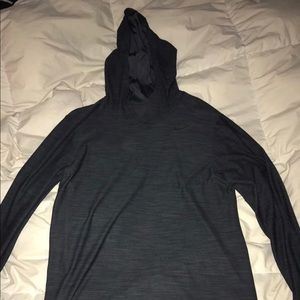Nike dri fit long sleeve with hood